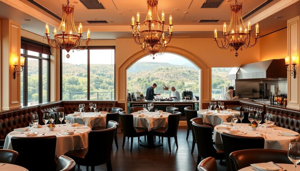 upscale Italian restaurants California