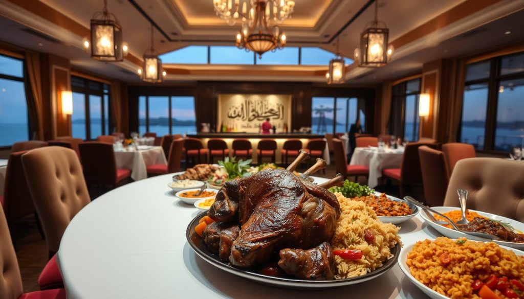 upscale halal dining in California