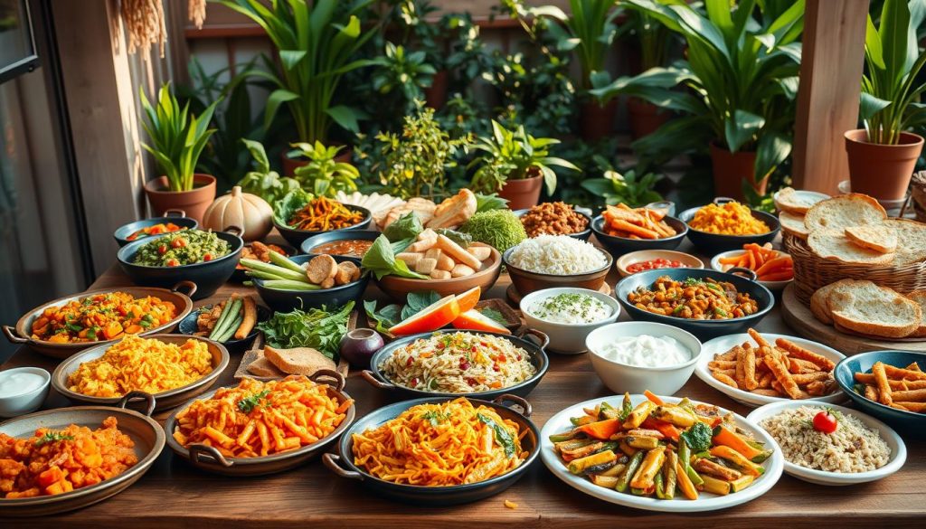 vegetarian buffet