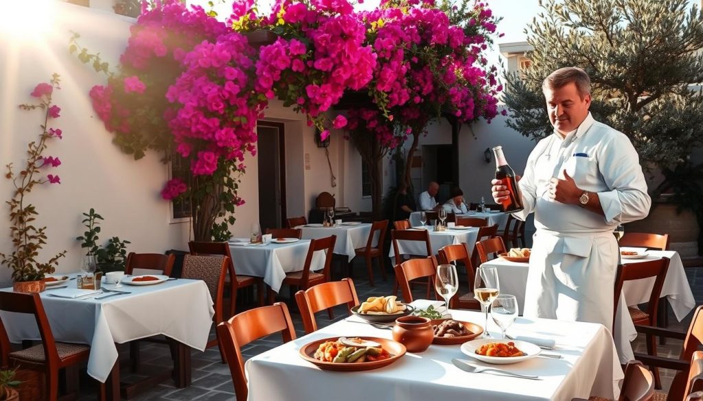 Greek dining experience